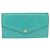 LOUIS VUITTON Monogram Vernis Portefeuille Sarah Wallet Blue M93219 - vista 13