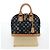 LOUIS VUITTON Monogram Multicolor Alma Hand Bag Black M92646 LV - vista 12