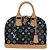 LOUIS VUITTON Monogram Multicolor Alma Hand Bag Black M92646 LV - vista 13