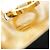 Salvatore Ferragamo Gancini Chain Shoulder Bag plastic Clear Gold - vista 16