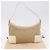 LOEWE Anagram Shoulder Bag Suede Beige Gold Tone - vista 12
