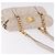 Miu Miu Chain Shoulder Bag Leather Beige Gold Tone - vista 7