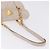 Miu Miu Chain Shoulder Bag Leather Beige Gold Tone - vista 8