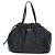 PRADA Side Ribbon Hand Bag Leather Black Gold BR4240 - vista 2