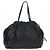 PRADA Side Ribbon Hand Bag Leather Black Gold BR4240 - vista 3