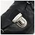 PRADA Schultertasche Leder Schwarz Silber - Ansicht 15