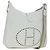 Hermès HERMES Evelyn 1GM Shoulder Bag Leather White Silver