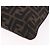 FENDI Zucca Canvas Shoulder Bag Brown Black - vista 12