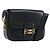 Céline CELINE Bolsa de ombro em couro preto e dourado