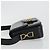 Céline CELINE Bolsa de ombro em couro preto e dourado - vista 5