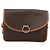 Céline CELINE Macadam Shoulder Bag PVC Leather Brown Gold Tone - vista 2