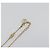 LOUIS VUITTON Essential V Necklace Metal Gold M61083 LV - vista 7
