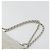 CHANEL Sports Line Choco Bar Chain Bag Coton Gris Argent CC - vue 8