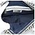FENDI Zucchino Canvas Hand Bag Navy Silver - vista 11