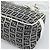 FENDI Zucchino Canvas Hand Bag Navy Silver - vista 8