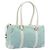 GUCCI GG Canvas Hand Bag Light Blue Gold 000 0851