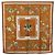 Hermès HERMES Carre 90 Scarf  Quai Aux Fleurs  Silk Brown