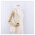 CHANEL Matelasse Chain Shoulder Bag Lamb Skin White Gold CC - vista 24