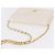 CHANEL Matelasse Chain Shoulder Bag Lamb Skin White Gold CC - vista 7