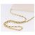 CHANEL Matelasse Chain Shoulder Bag Lamb Skin White Gold CC - vista 8