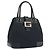 GUCCI Hand Bag Canvas Black Gold Tone 002 1103