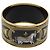 Hermès HERMES Bangle Emile TGM Bracelet metal Cloisonne Dark Brown - vista 2