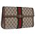 GUCCI GG Supreme Web Sherry Line Clutch Bag PVC Beige 89 01 007