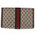GUCCI GG Supreme Web Sherry Line Clutch Bag PVC Beige 89 01 007 - vista 2