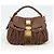 Miu Miu Matelasse Chain Shoulder Bag Leather 2way Brown Gold - vista 12