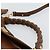 Miu Miu Matelasse Chain Shoulder Bag Leather 2way Brown Gold - vista 14