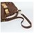 Miu Miu Matelasse Chain Shoulder Bag Leather 2way Brown Gold - vista 8