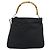 GUCCI Bamboo Hand Bag Nylon 2way Black Silver 001 1705 1577 - vista 13
