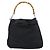 GUCCI Bamboo Hand Bag Nylon 2way Black Silver 001 1705 1577 - vista 2