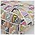 FENDI Zucca Canvas Tote Bag PVC Multicolor Gold - vista 16