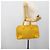 GUCCI Diamante Hand Bag Leather Yellow Silver 354332 - vista 24