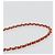 CHANEL Matelasse Chain Shoulder Bag Lamb Skin Orange Gold CC - vista 8