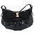 Salvatore Ferragamo Vala Shoulder Bag Patent Black Silver - vista 13