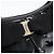Salvatore Ferragamo Vala Shoulder Bag Patent Black Silver - vista 17