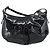 Salvatore Ferragamo Vala Shoulder Bag Patent Black Silver - vista 2