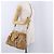 Miu Miu Vitellolux Hand Bag Leather 2way Beige Gold - vista 25