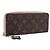 LOUIS VUITTON Monogram Portefeuille Clemence Long Wallet M60742 LV