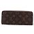 LOUIS VUITTON Monogram Portefeuille Clemence Long Wallet M60742 LV - vista 3