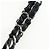 CHANEL Matelasse COCO Mark Chain Bag Caviar Skin Black Silver CC - vista 16