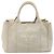 PRADA Canapa PM Hand Bag Canvas 2way Gray Gold - Ansicht 13