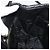 PRADA Ribbon Hand Bag Leather 2way Black Gold - vista 22