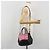 PRADA Ribbon Hand Bag Leather 2way Black Gold - vista 26