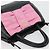 PRADA Ribbon Hand Bag Leather 2way Black Gold - vista 6