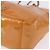 CHANEL Chain Tote Bag Lackleder Orange Silver CC - Ansicht 16