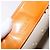 CHANEL Chain Tote Bag Lackleder Orange Silver CC - Ansicht 18