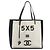 CHANEL Let's Lemon Tote Bag Canvas Beige Silver CC - vista 13